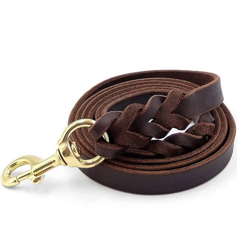 Distressed Leather Leash